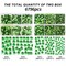 MEIBITE 6796PCS Light Green Hotfix Rhinestones Crystal Stones Glass for Fabric Clothes Shirts Sparkly Flat Back Round with Tweezers and Picking Pen (SS6~SS30 Set)